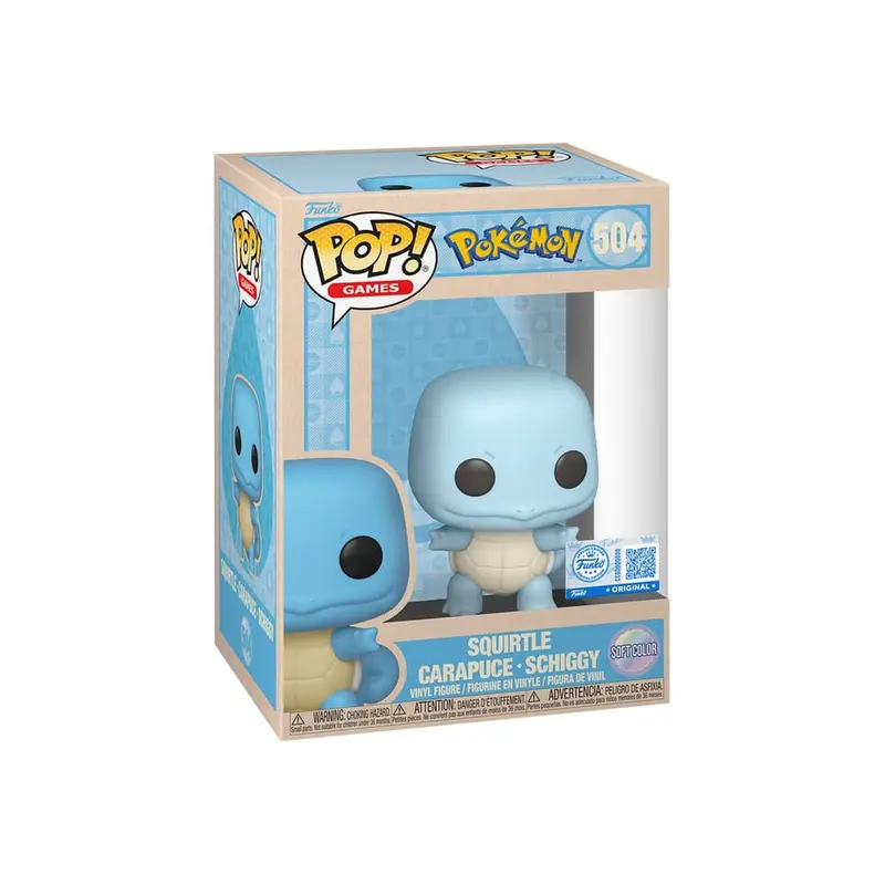 Funko POP! Games - Pokémon - Squirtle #504 *Softcolour*