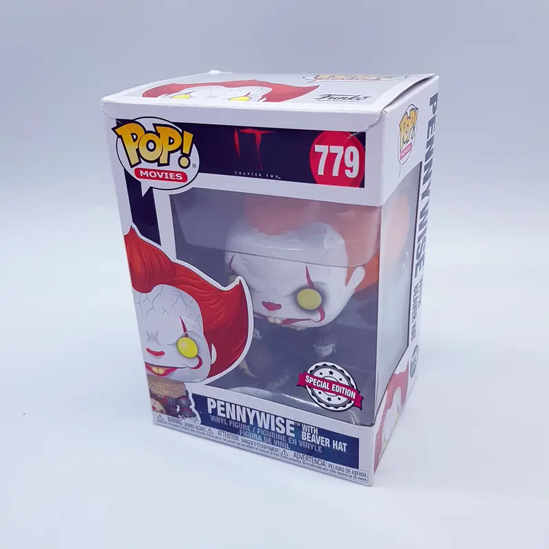FUNKO POP - IT #779 Pennywise with Beaver Hat - Vinyl Figur - B-Ware