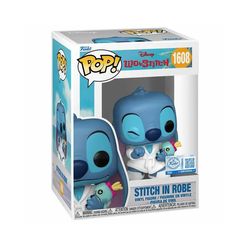 Funko POP! - Lilo & Stitch - Stitch in Robe #1608 (Beschädigte Verpackung)