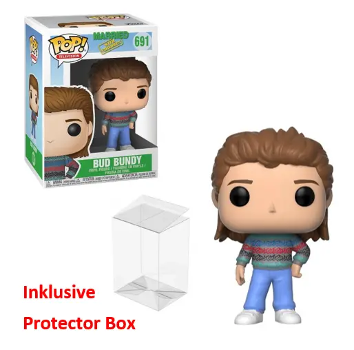 FUNKO POP Married with Children #691 Bud Bundy Vinyl Figur sealed + Protector Box
