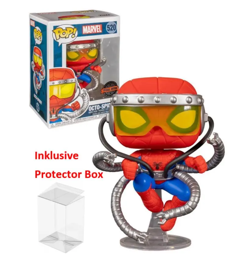 FUNKO POP Marvel #520 Octo-Spidey Special Vinyl Figur NEU + Protector Box