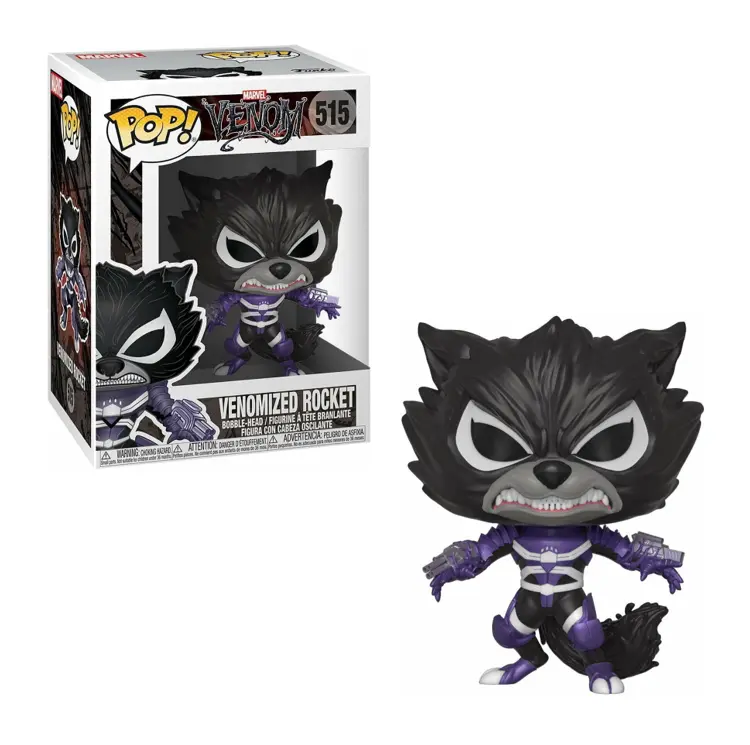 FUNKO POP - Marvel Venom #515 Venomized Rocket - Vinyl Figur NEU