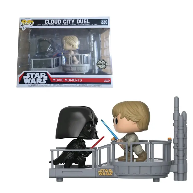FUNKO POP - Movie Moments Star Wars 2er Pack #226 Cloud City Duel - Bobble Head - NEU