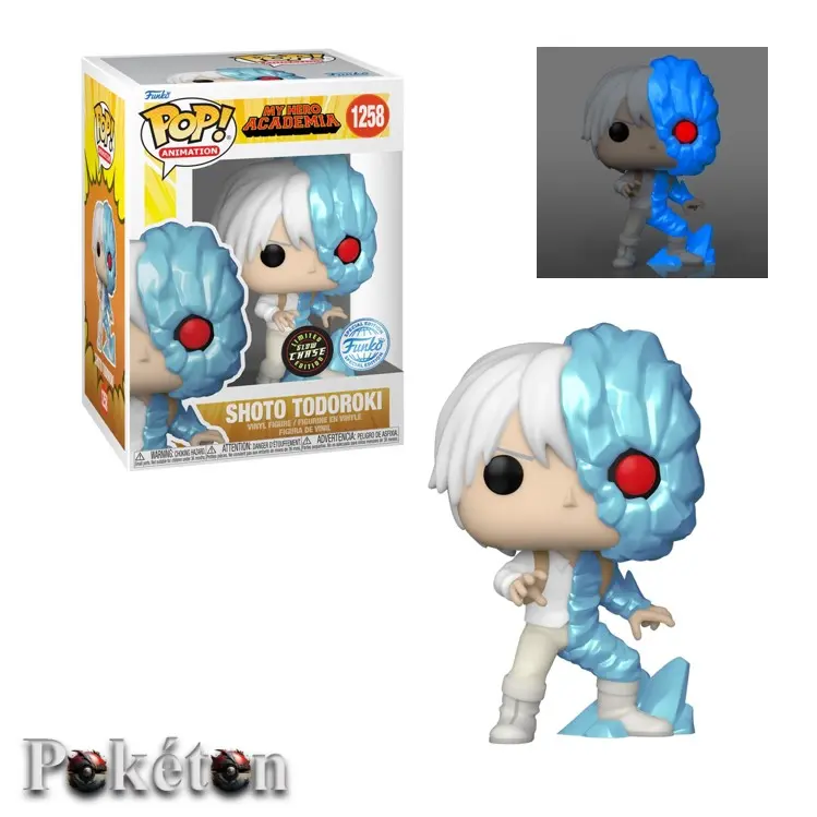 FUNKO POP My Hero Academia #1258 Shoto Todoroki (Glow Chase) Vinyl Figur NEU