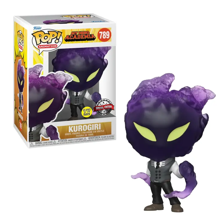 FUNKO POP - My Hero Academia #789 Kurogiri (Glows in the Dark) - Vinyl Figur NEU