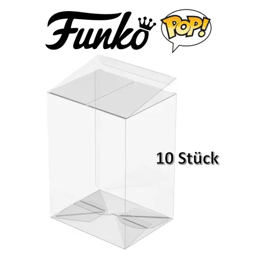 FUNKO POP Protector Boxen (10 Stück) Schutzhüllen für deine Figuren