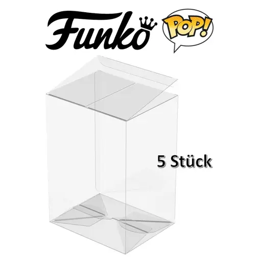 FUNKO POP Protector Boxen (5 Stück) Schutzhüllen für deine Figuren