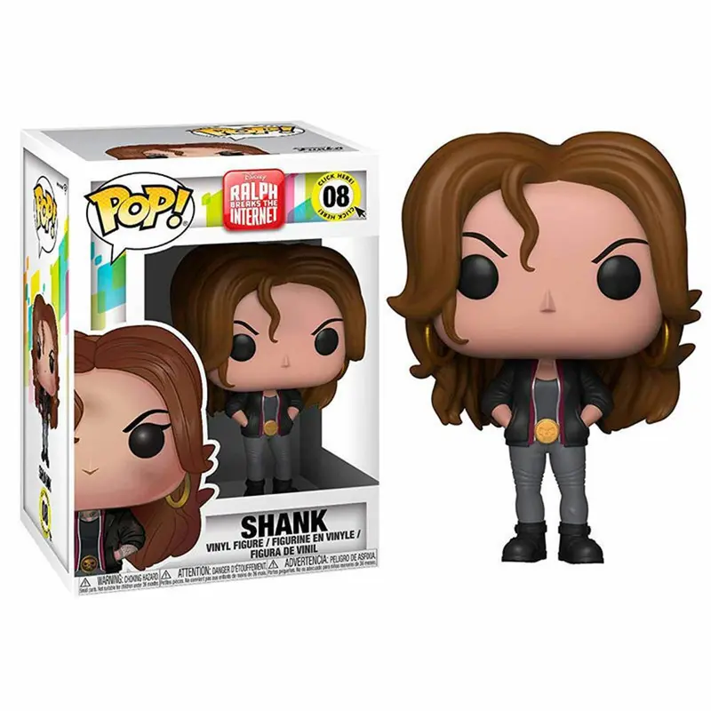 FUNKO POP Ralph Breaks the Internet #08 Shank Vinyl Figur NEU sealed