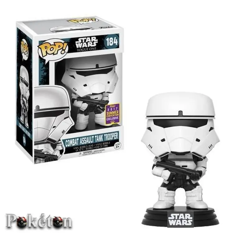 FUNKO POP Star Wars #184 Combat Assault Tank Trooper SDCC 2017 - Vinyl Figur NEU