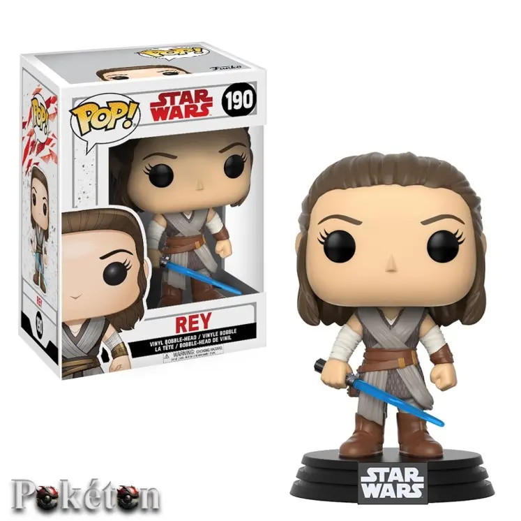 FUNKO POP Star Wars #190 Rey - Vinyl Figur NEU