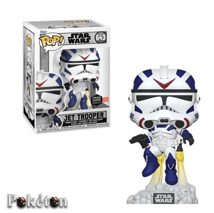 FUNKO POP Star Wars #643 Jet Trooper - Vinyl Figur NEU