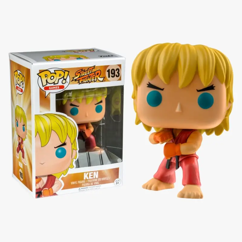 FUNKO POP Street Fighter #193 Ken Vinyl Figur NEU sealed