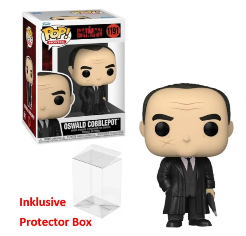 FUNKO POP The Batman #1191 Oswald Cobblepot Vinyl Figur sealed + Protector Box