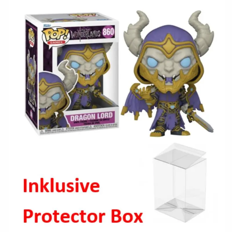 FUNKO POP Tiny Tina's Wonderlands #860 Dragon Lord Figur sealed + Protector Box