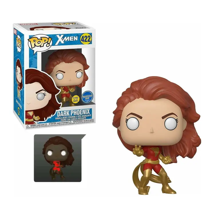 FUNKO POP - X-Men #422 Dark Phoenix (Glows in the Dark Gamescom 2019 Edition - Vinyl Figur NEU