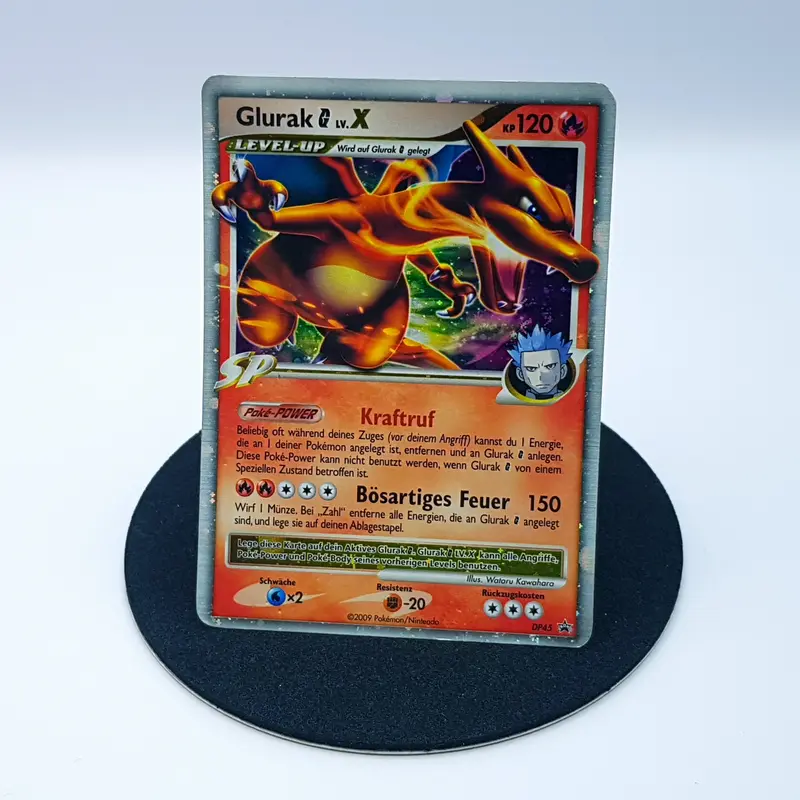 Glurak Lv. X DP45 Black Star Promo rare holo Platin Ultimative Sieger 2009 DE Pokemon