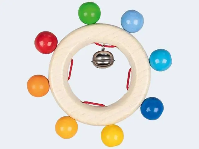 goki baby Greifling Regenbogenperlen