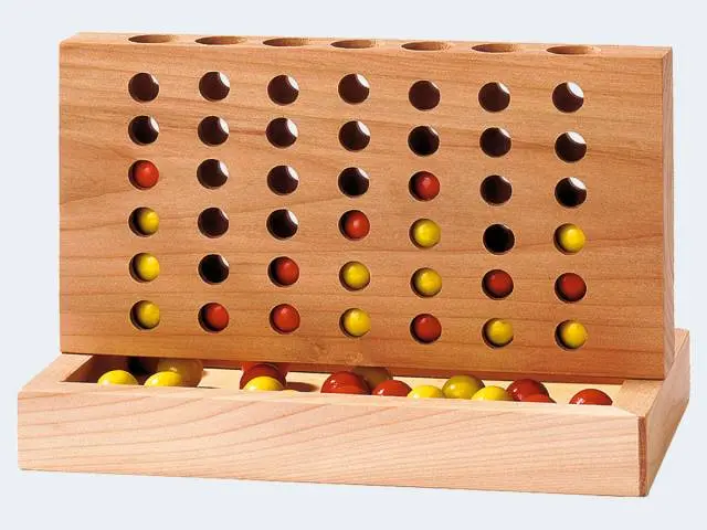 goki Vier gewinnt Spiel Holz 16x10cm