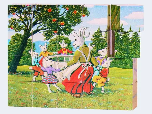 goki Würfelpuzzle 20T Märchen
