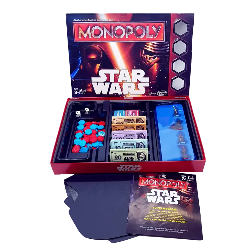Hasbro Monopoly Disney Star Wars Brettspiel Gesellschaftsspiel Familienspiel - gebraucht