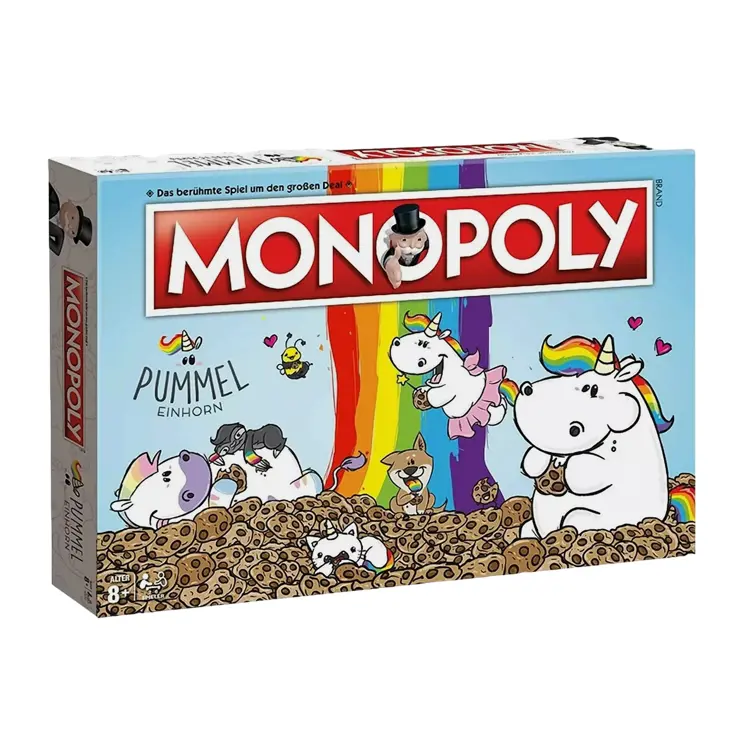 Hasbro Monopoly Pummeleinhorn Pummel Einhorn Brettspiel Gesellschaftsspiel - NEU