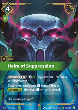 Helm of Suppression - Vendetta (Epic) [VEN-045]