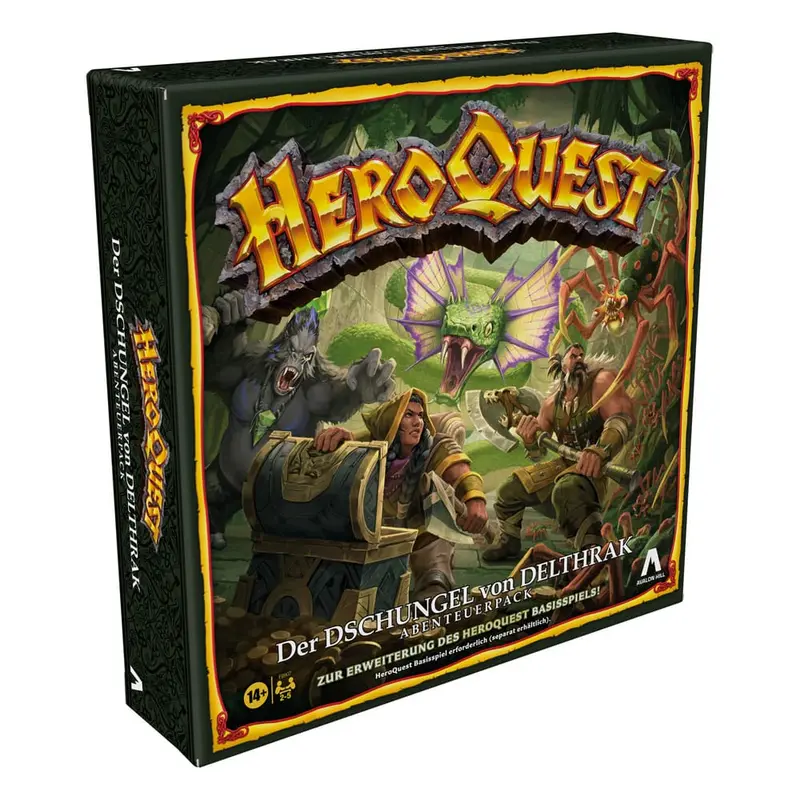 HeroQuest - Brettspiel-Erweiterung - Der Dschungel von Delthrak - Abenteuerpack (deutsch)