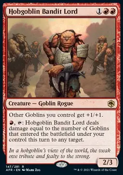 Hobgoblin-Banditenfürst AFR-147 Rare Near Mint Deutsch