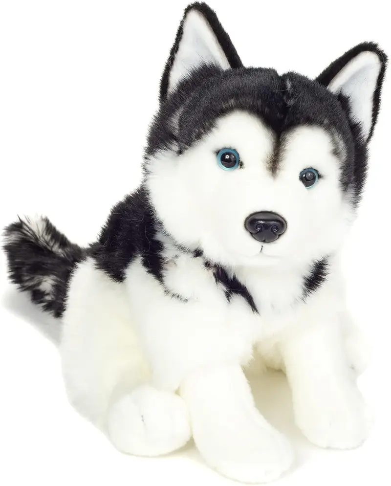 Husky sitzend ca. 30 cm – HERMANN TEDDY Plüschtier