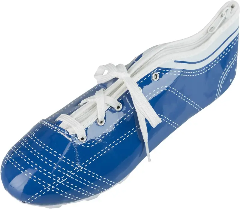 Idena Federmappe Fußballschuh blau 47-tlg. - 3-Fach Mäppchen