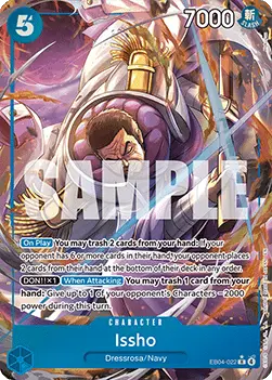 Issho (EB04-022) - The Azure Sea's Seven (Alternate Art) [OP14-EB04-022]