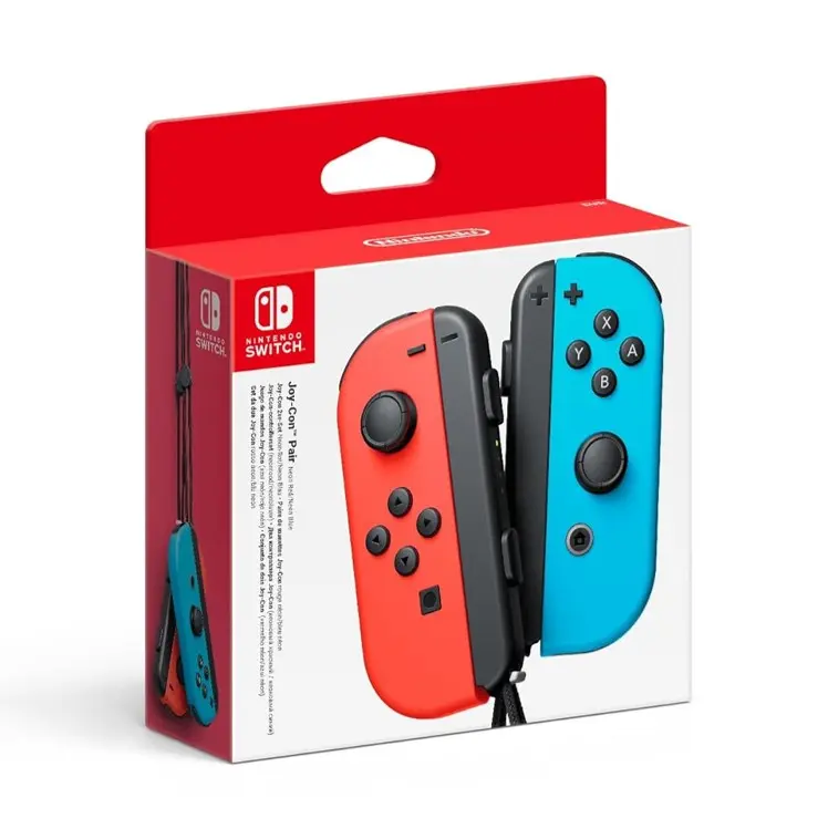 Joy-Con Pair Controller für Nintendo Switch 2er Set rot & blau - gebraucht - wie neu