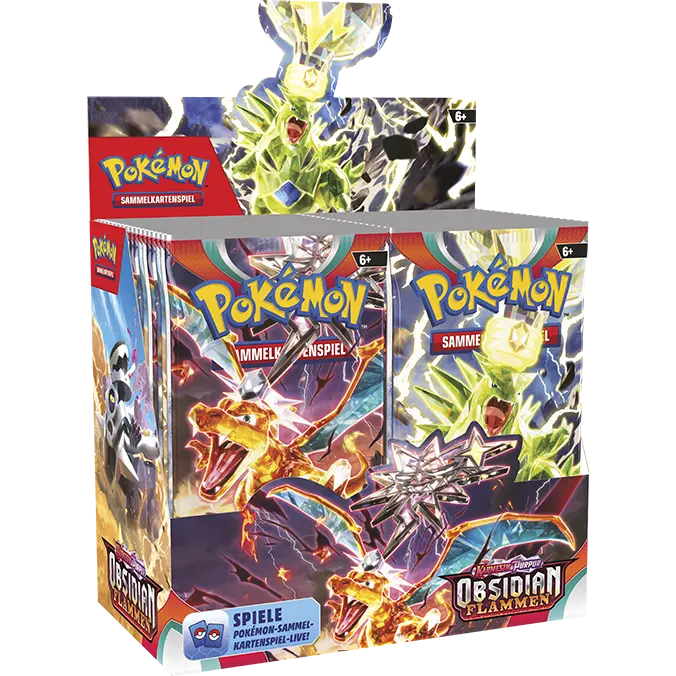 Karmesin & Purpur Obsidian Flammen Display (36 Booster) EN