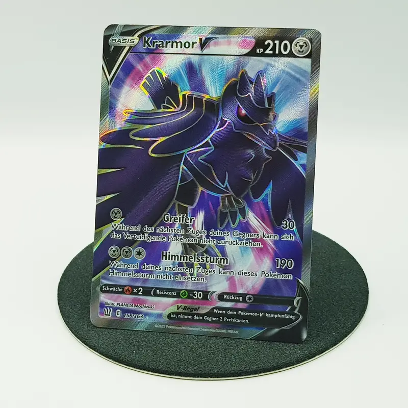 Krarmor V 156/163 ultra rare holo Fullart - Kampfstile 2021 DE Pokemon