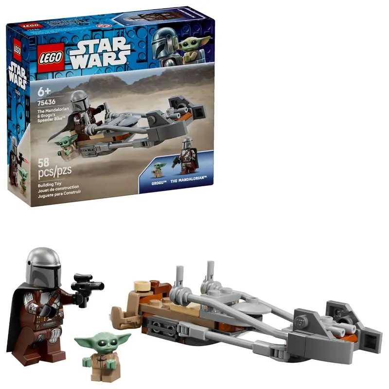 LEGO Star Wars Mandalorianer & Grogu Speeder Bike 75436