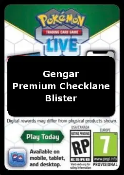 Live Code Card (Gengar Premium Checklane Blister) - Scarlet & Violet (Online Code Card)