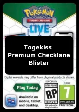 Live Code Card (Togekiss Premium Checklane Blister) - Temporal Forces (Online Code Card)