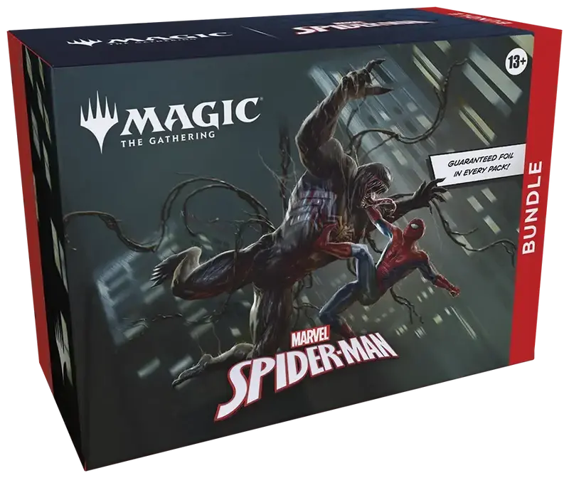 Magic The Gathering – Marvel's Spider-Man Bundle (9 Booster + Zubehör) – Englisch
