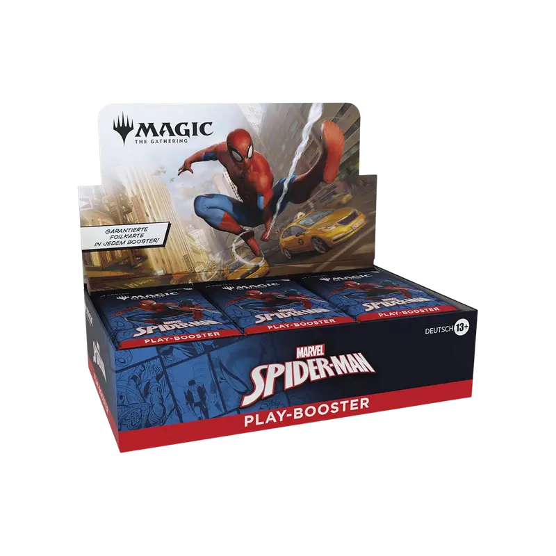 Magic The Gathering – Marvel's Spider-Man Play Booster Display (30 Booster) – Deutsch