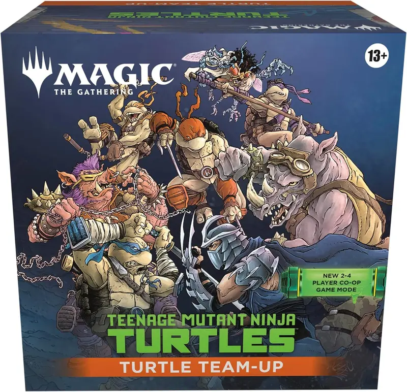 Magic TMNT Turtle Team-Up - 4 Decks + 4 Booster (englisch)