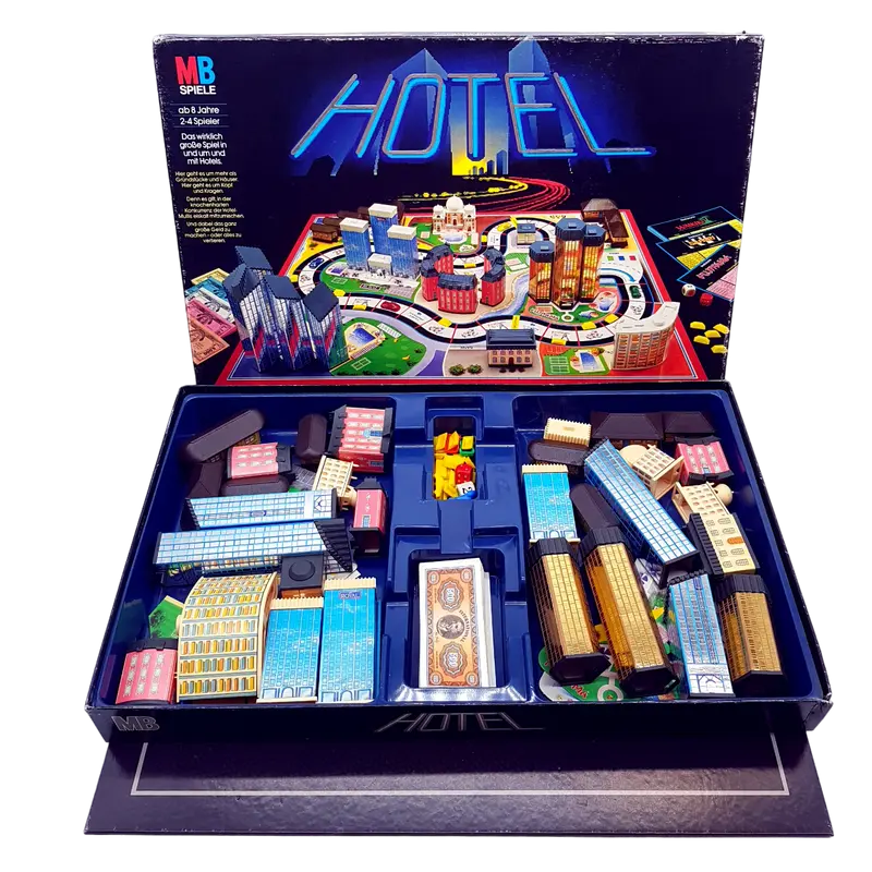 MB Spiele Hotel Brettspiel Gesellschaftsspiel Familienspiel - gebraucht