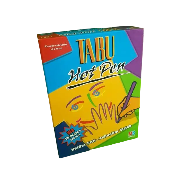 MB Spiele - Tabu Hot Pen - Partyspiel Gesellschaftsspiel Familienspiel - gebraucht
