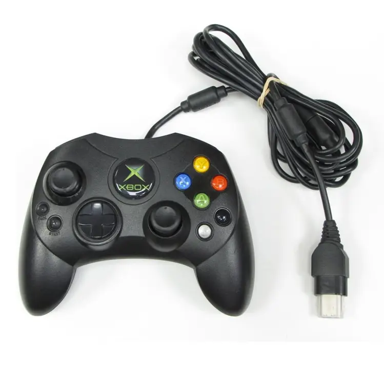 Microsoft Xbox Classic Controller + Breakaway Adapter Kabel - gebraucht