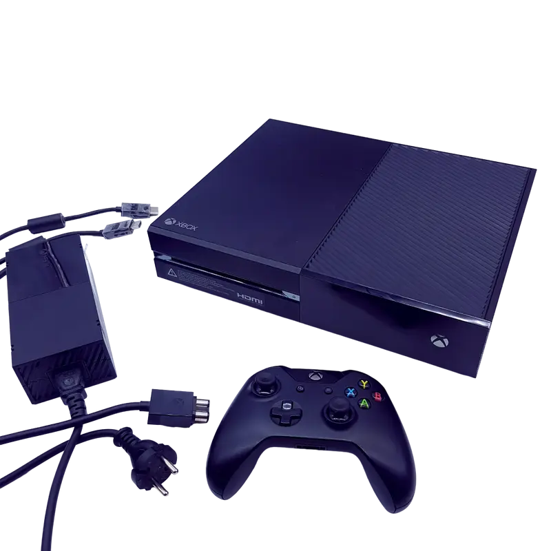 Microsoft Xbox One Konsole schwarz 500GB + Controller - gebraucht
