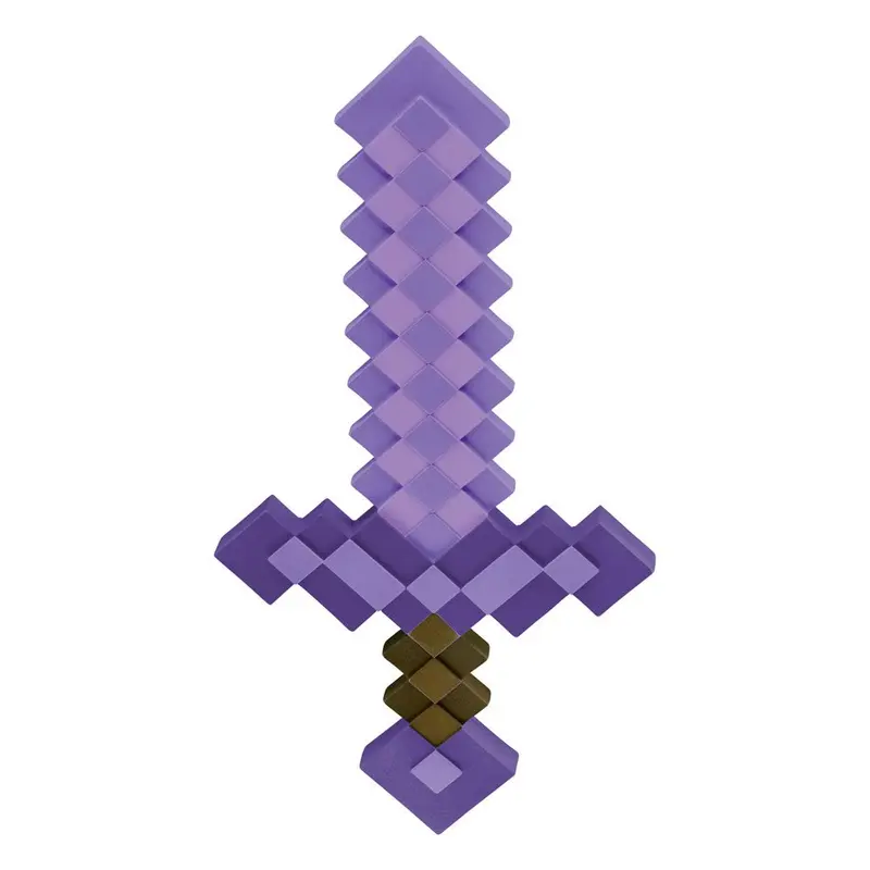 Minecraft Kunststoff-Replik Verzaubertes Schwert 51 cm