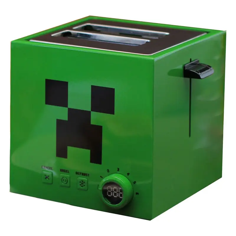 Minecraft - Toaster - Green Creeper Cube