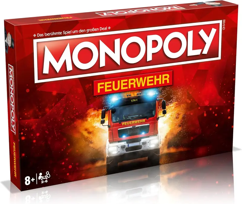 Monopoly Feuerwehr Edition - Brettspiel ab 8 Jahren