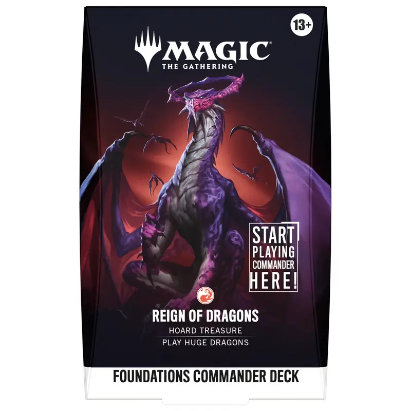 MTG - Foundations - Commander Deck - Englisch - Reign of Dragons - (Vorbestellung - Release
