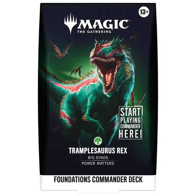MTG - Foundations - Commander Deck - Englisch - Tramplesaurus Rex - (Vorbestellung - Release