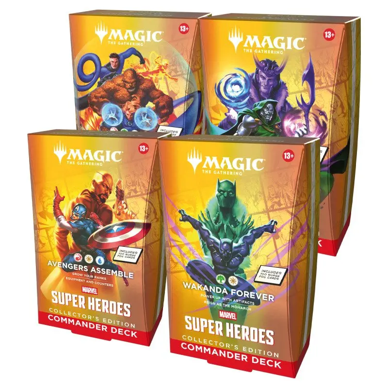 MTG - Marvel Super Heroes - Collector Deck Display (4 Decks) - Englisch - (Vorbestellung - Release